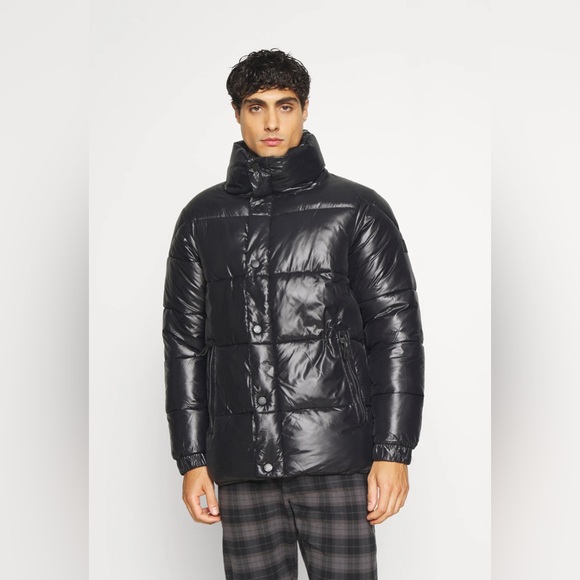 INDICODE Webster Puffer Jacket, Navy - Picture 3 of 10